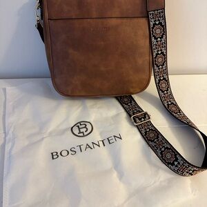 Brown Leather Crossbody Bag